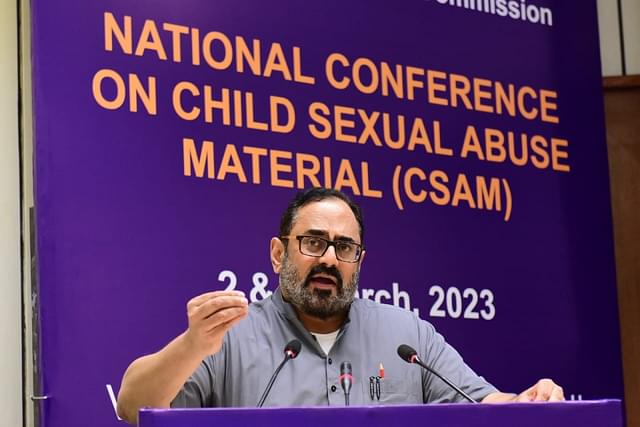 Union Minister of State for IT Rajeev Chandrasekhar (Pic Via Twitter)