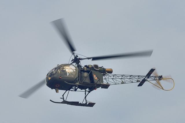 Indian Army's Cheeta helicopter.