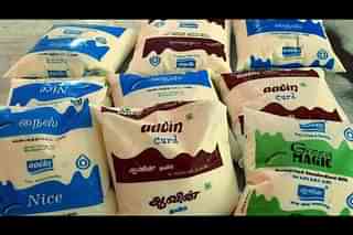 Aavin milk and curd