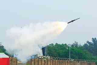 DRDO's homegrown man-portable very short range air defence (VSHORADS) missile system successfully tested. 