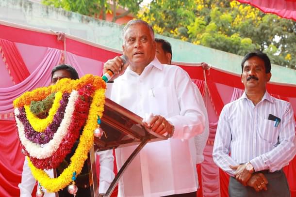 Union Minister of State for Railways V Somanna