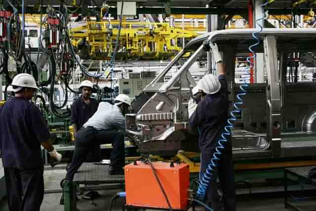 Representative image of an automobile factory in Pimpri, Maharastra.