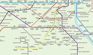 Silver Line metro alignment.(Delhimetrorail).