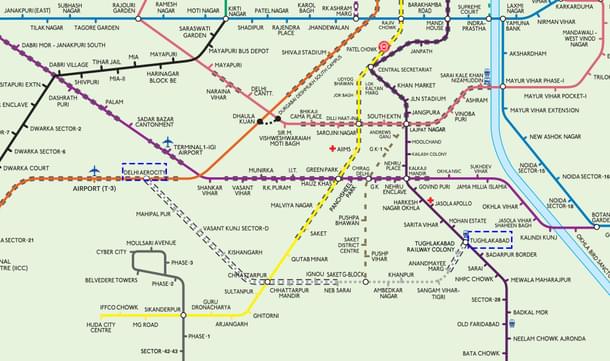 Silver Line Metro Alignment.