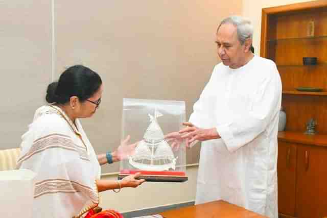 Mamata Banerjee with Naveen Patnaik.