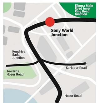 Indicative route of the Flyover (DeccanChronicle).