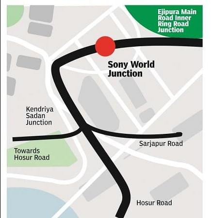 Indicative route of the Flyover (DeccanChronicle)