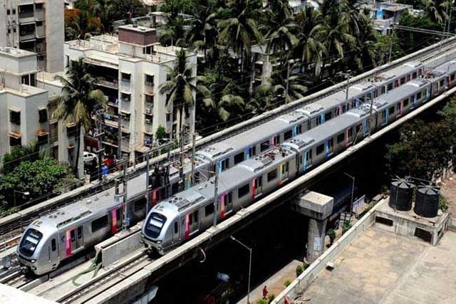 The Mumbai Metro.