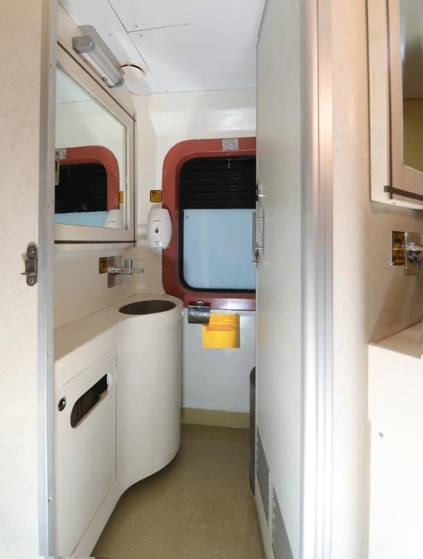 The new designed toilet is equipped with automatic hygiene and odor control system.