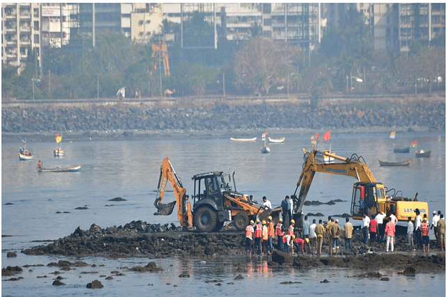 Illegal Dargah Off Mahim Coast