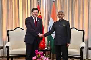 EAM S Jaishankar with Chinese Foreign Minister Qin Gang. (Image Via @DrSJaishankar).