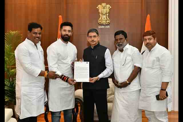 Chirag Paswan meets Governor RN Ravi