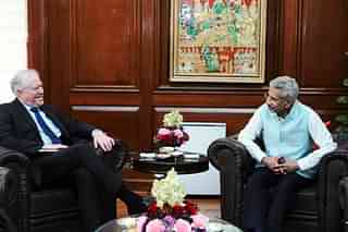 US Secretary of Air Force, Frank Kendall and India's External Affairs Minister Dr S Jaishankar.