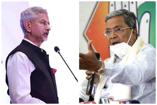 External Affairs Minister S Jaishankar and former Karnataka chief minister Siddaramaiah in a war of words on Twitter