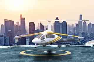 Thanks to partnership with FlyBlade India, the Jaunt Journey  could be the first e-air taxi in Indian skies. Photo Credit: Jaunt Air Mobility.