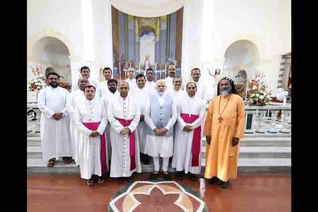 PM Narendra Modi with Church leaders in Delhi