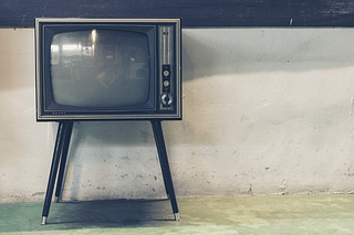 Image of an old television or TV, for representation purpose