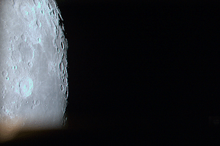 When the ispace spacecraft said hello from lunar orbit (Photo: ispace/Twitter)