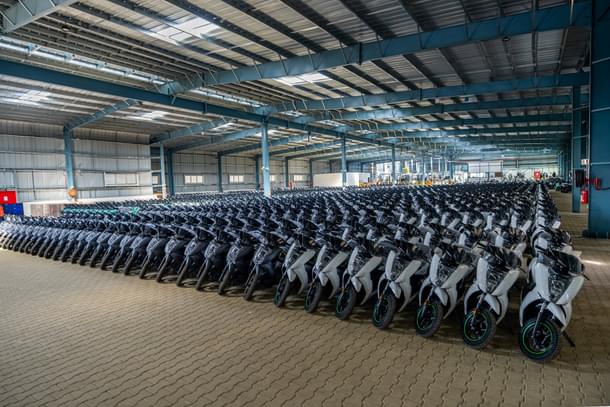 A picture from Ather's EV factory, Hosur. (Picture from Ather)