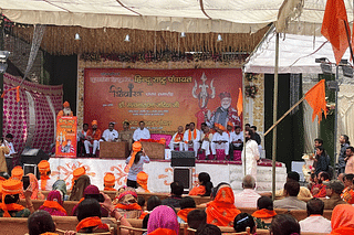 Hindu Rashtra Panchayat held in Delhi (Photo: Express Delhi-NCR/Twitter)
