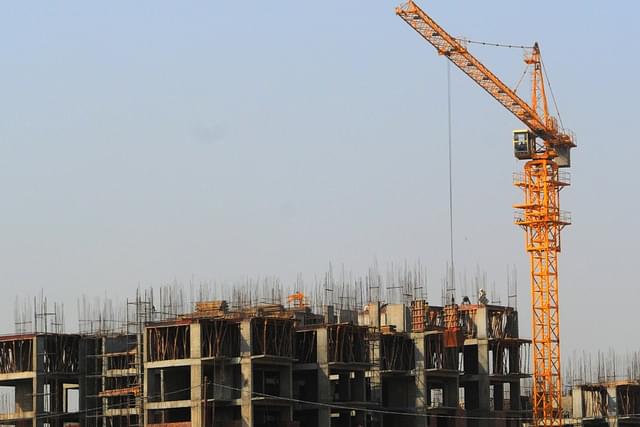 An under-construction apartment complex in Noida, Uttar Pradesh (Representative image).