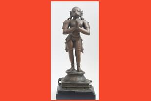The Hanuman idol that has been brought back.
