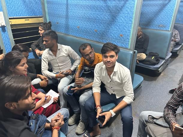 This correspondent with Abhay Kashyap and his friends.