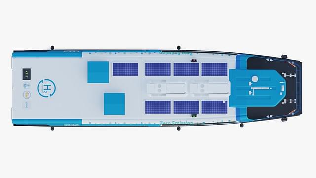 Hydrogen Fuel Cell catamaran. (Representative image)