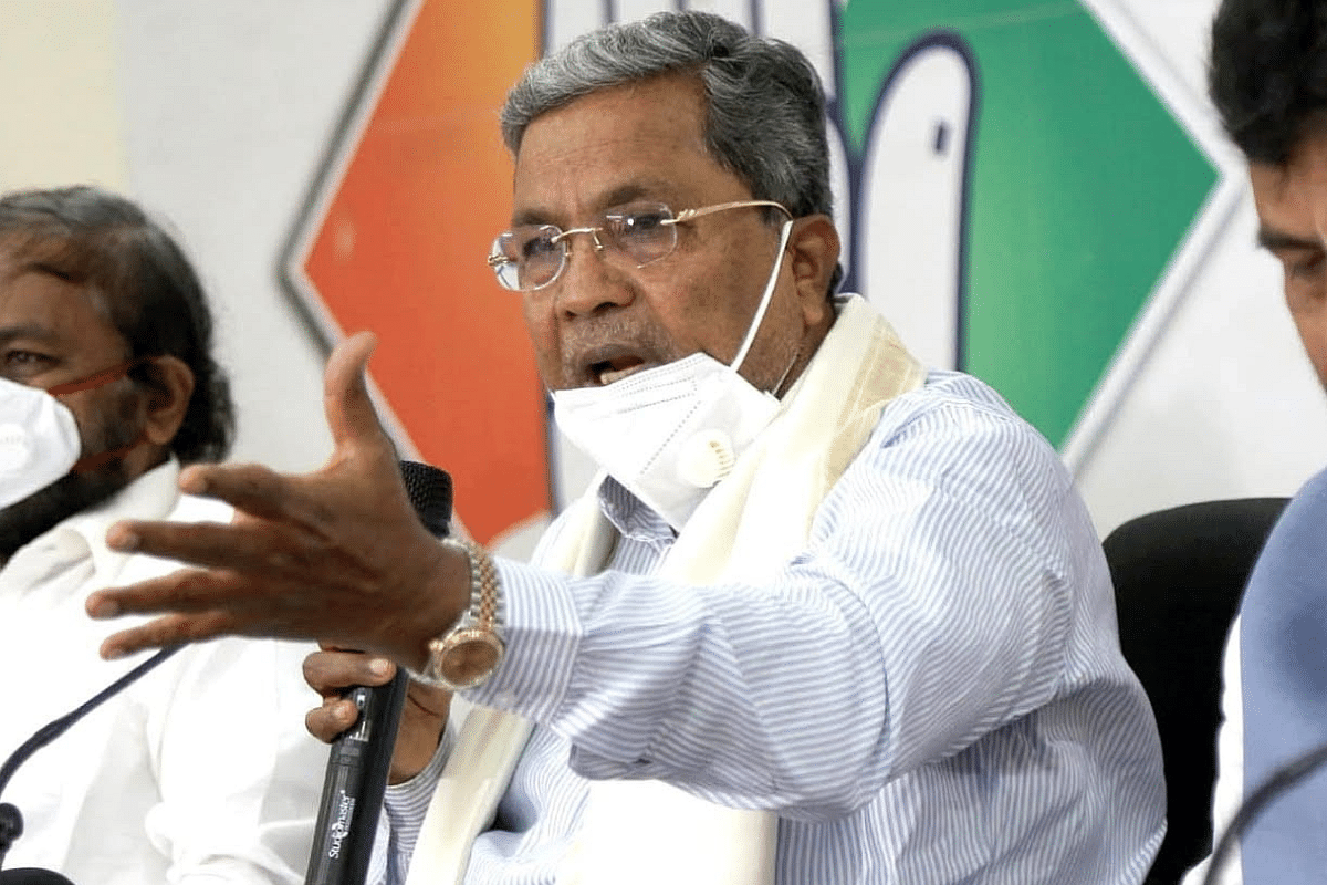 Congress leader in Karnataka Siddaramaiah