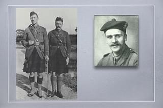 Young J.B.S.Haldane in military uniform (right). His values were those of an imperialist then.