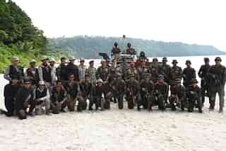 File photo of a Joint Exercise in A&N Islands (via PIB).