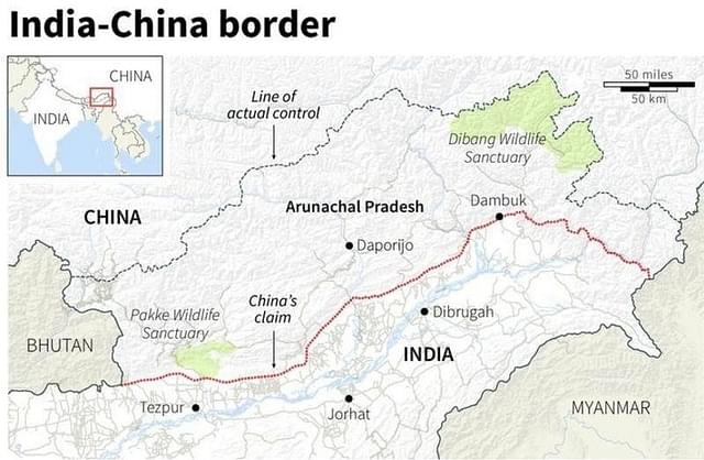 Map of Arunachal Pradesh (Reuters)