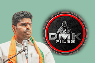 DMK Files (Swarajya Illustration).