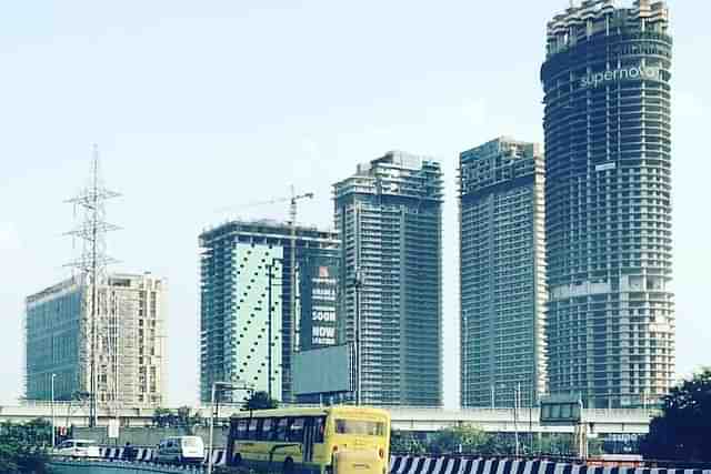 The Noida skyline. (Wikimedia Commons)