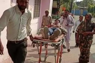 Sheetal Chauhan on way to hospital on 2 April.