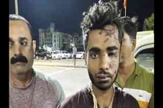The suspect Shahrukh Saifi after his arrest