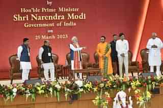 Prime Minister Narendra Modi at the inauguration of Sri Madhusudan Sai Institute of Medical Sciences and Research.