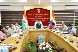 Union Health Minister Mansukh Mandaviya (Pic Via Twitter)