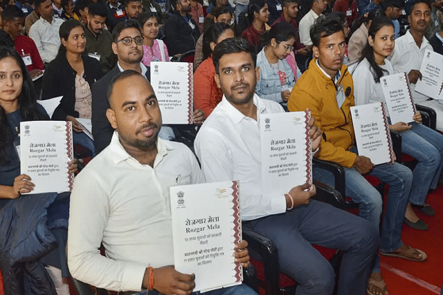 Candidates at the Rozgar Mela in Ranchi in 2022. (Representative image).