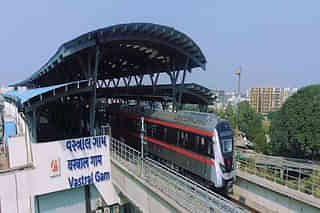 The Ahmedabad Metro.