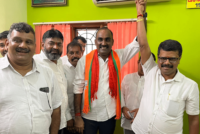 Yashpal Suvarna, the BJP's chosen candidate for Udupi constitutency (Photo: Yashpal Anand Suvarna/Twitter)