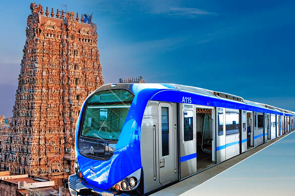 Madurai Metro Rail (Representative illustration: Swarajya)