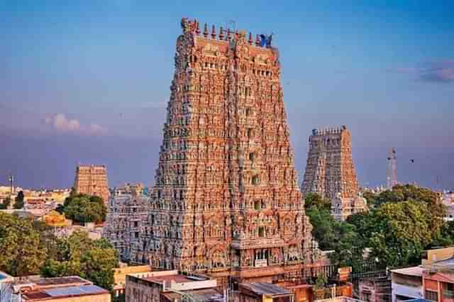 Madurai temple in Tamil Nadu (Representative Image) (Via Twitter). 