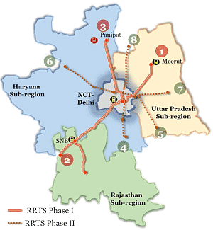 RRTS Route Map