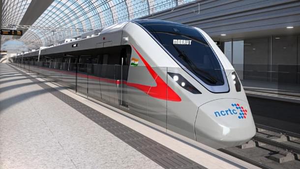 A view of Delhi–Meerut Regional Rapid Transit System.