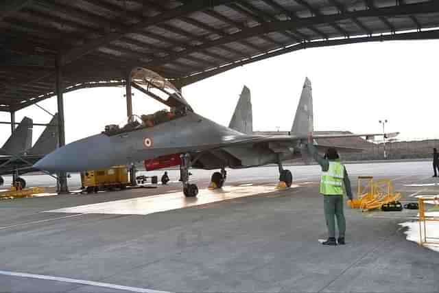 IAF Su-30 MKI (Pic via @PBNS_India).