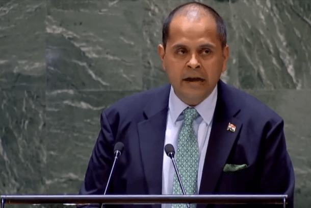 Pratik Mathur, Counsellor Permanent Mission of India to the UN (Pic Via Twitter)