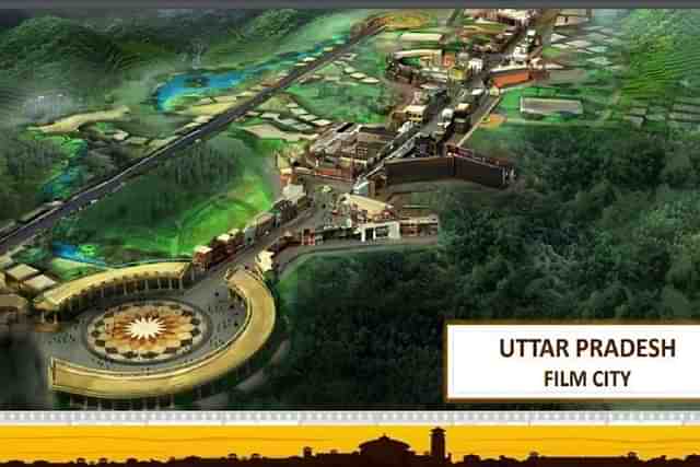 Illustrative proposal of Noida film city. (go4avinash/Twitter).