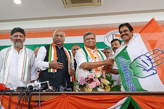 Former Karnataka chief minister Jagadish Shettar has joined the Congress party. (Photo: Karnakata Congress/Twitter)