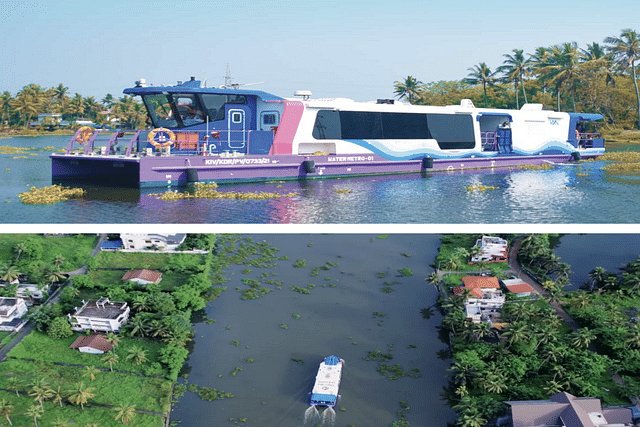 The Kochi Water Metro. (KMRL)
